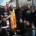 Молебен перед открытием байкерского сезона был отслужен в селе Хомутово