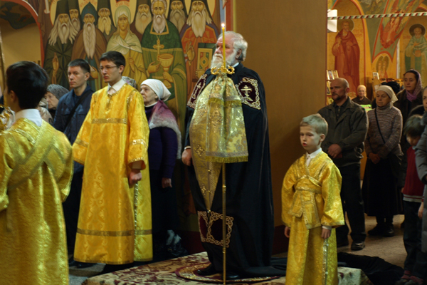 Архиерейское служение 29 ноября в соборе Богоявления г. Иркутска